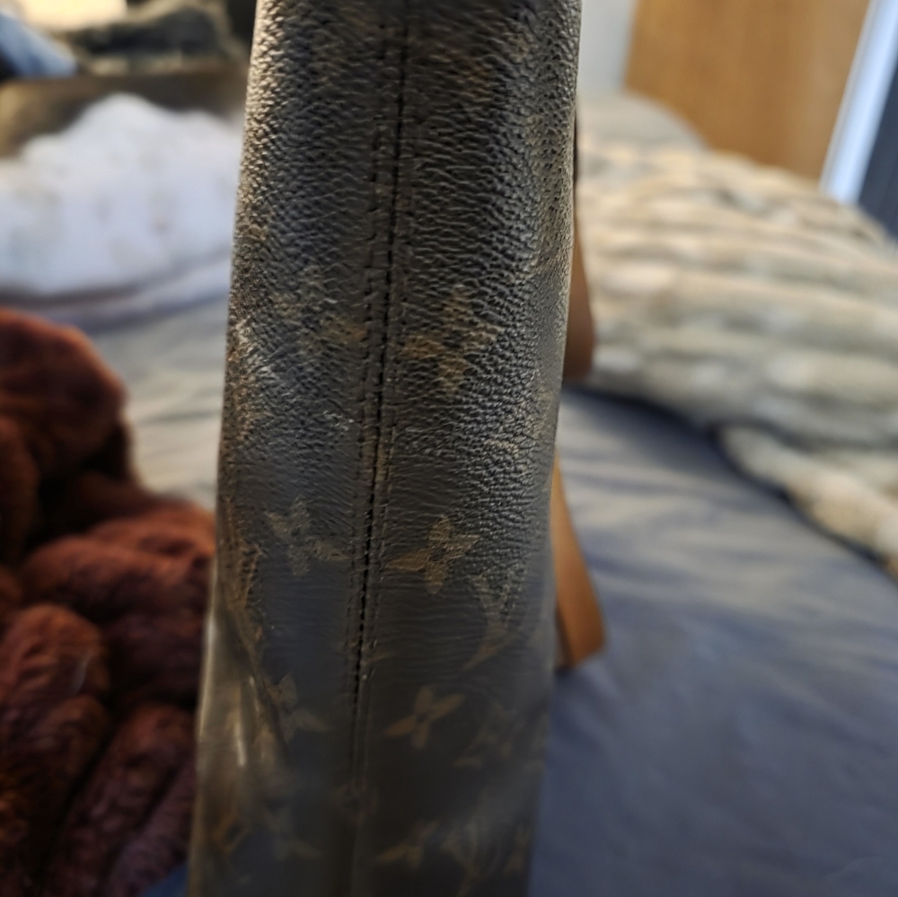 Louis Vuitton Dark Brown Monogram Tote - Picture 15 of 16
